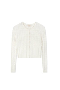 TG CHUNKY BRAIDED CABLE CARDI