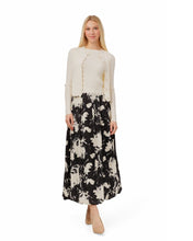 Load image into Gallery viewer, LU BLACK AND WHITE BUBBLE SKIRT
