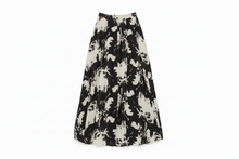 Load image into Gallery viewer, LU BLACK AND WHITE BUBBLE SKIRT
