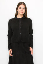 Load image into Gallery viewer, YAL RIB SOLID CROP CARDIGAN - Dresses
