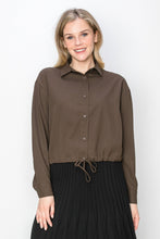 Load image into Gallery viewer, YAL SOLID TIE WAIST BLOUSE - SKIRTS
