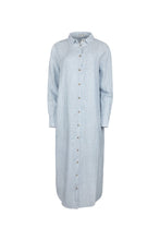 Load image into Gallery viewer, TG POINT STRIPE LINEN DRESS
