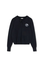 Load image into Gallery viewer, TG POINT KNIT POLO SWEATER
