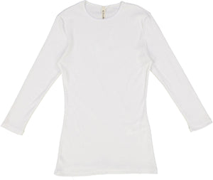 KIKI RIKI RIBBED 3/4 SLEEVE T-SHIRT - SHELLS