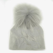 Load image into Gallery viewer, MAX COLORS VELOUR POM POM HAT - HATS
