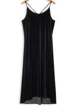 Load image into Gallery viewer, POINT HI LOW SLIP DRESS - Dresses
