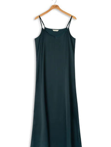 POINT MAXI V-NECK SLIP DRESS - Dresses