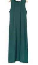 Load image into Gallery viewer, POINT SATIN MAXI DRESS - Dresses
