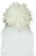 Load image into Gallery viewer, TINY CUDDLEZ RIBBED POM POM HAT - HATS
