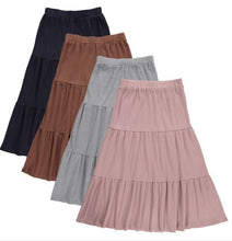 Load image into Gallery viewer, BGDK 3-TIERED RIBBED SKIRT 33&quot; - Skirts
