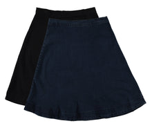 Load image into Gallery viewer, BGDK LADIES DENIM A-LINE SKIRT 27&quot; -
