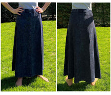 Load image into Gallery viewer, BGDK MAXI RIBBED A STONE WASH SKIRT - Skirts
