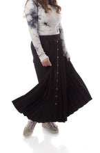 Load image into Gallery viewer, BGDK PLEATED BUTTON SKIRT MIDI - Skirts
