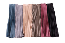 Load image into Gallery viewer, BGDK PLEATED SATIN SKIRT 27&quot; 68 cm - SKIRTS
