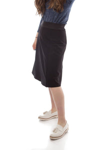BGDK WOMENS A LINE PONTI WIDE BAND 29" 73 cm - Skirts