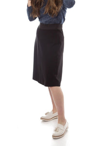 BGDK WOMENS A LINE PONTI WIDE BAND 29" 73 cm - Skirts