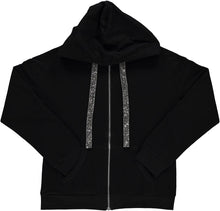 Load image into Gallery viewer, BGDK WOMENS EMBELLISHED COTTON HOODIE - Tops

