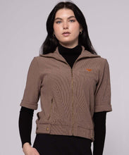 Load image into Gallery viewer, IV RIBBED ZIP FRONT JACKET - Tops
