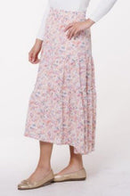 Load image into Gallery viewer, IV TIRED FLORAL MIDI SKIRT - Skirts
