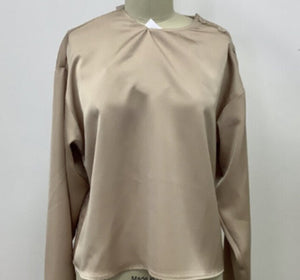 J AERONNA SIDE SHOULDER BUTTON TOP - Tops