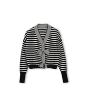 Load image into Gallery viewer, J BOW DETAILED KNIT CARDIGAN - Tops
