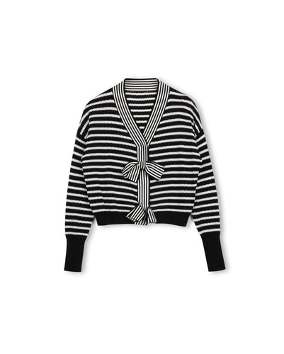 J BOW DETAILED KNIT CARDIGAN - Tops