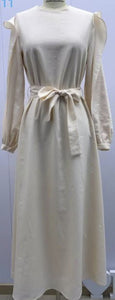J CHIFFON SHOULDER DETAILED DRESS - Dresses
