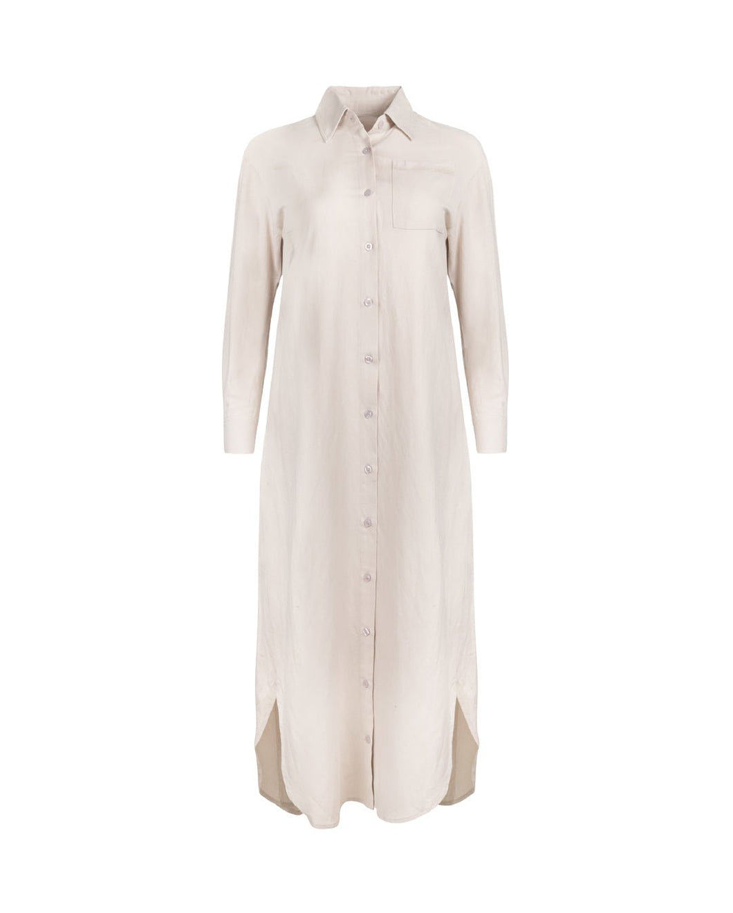 J LINEN BUTTON DOWN MAXI DRESS - Dresses