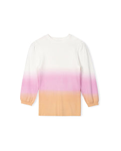 J OMBRE RIBBED KNIT TOP - Tops