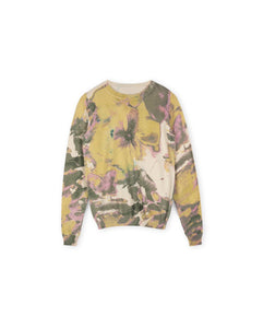 J PRINTED KNIT CREWNECK - Tops