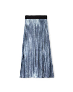 J TIE DYE DENIM SKIRT - Skirts