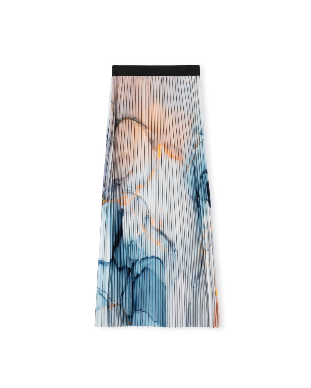 J WATER PRINTED MAXI SKIRT - Skirts