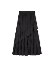 Load image into Gallery viewer, J WRAP TIERED MIDI SKIRT - Skirts
