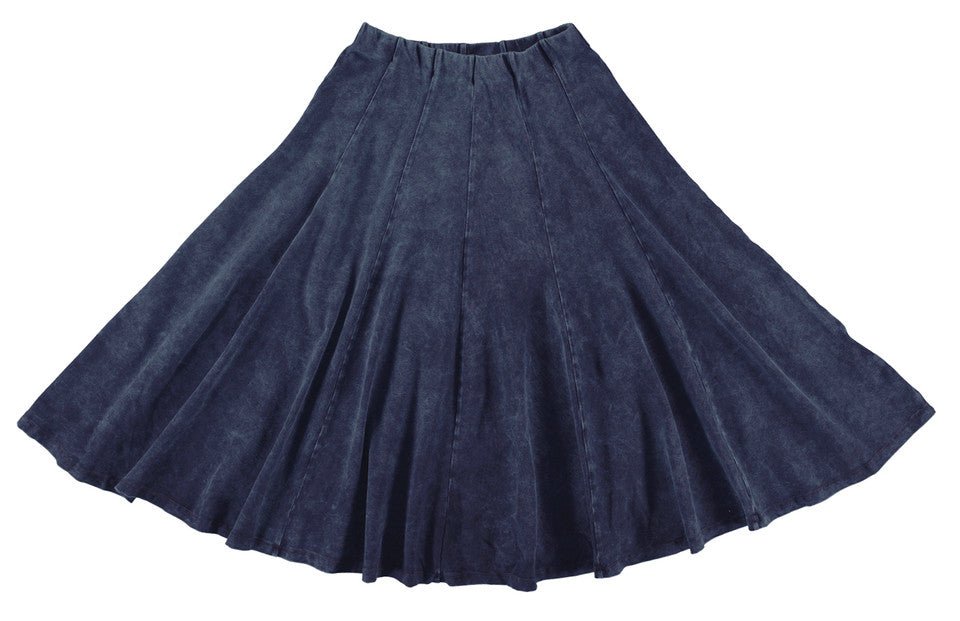 KIKI RIKI PANELED STONEWASH SKIRT 31