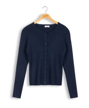 Load image into Gallery viewer, POINT BUTTON UP CARDI - Tops
