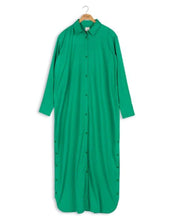 Load image into Gallery viewer, POINT LINEN SHIRT DRESS - Dresses
