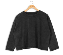 Load image into Gallery viewer, POINT LONG SLEEVE CREW - Tops

