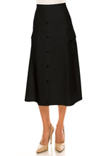 Load image into Gallery viewer, YAL A LINE BUTTON DETAIL CARGO SKIRT - Skirts

