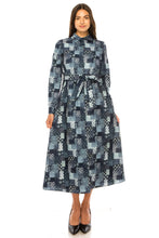 Load image into Gallery viewer, YAL MULTI DESIGN PRINT SHIRTDRESS - Dresses
