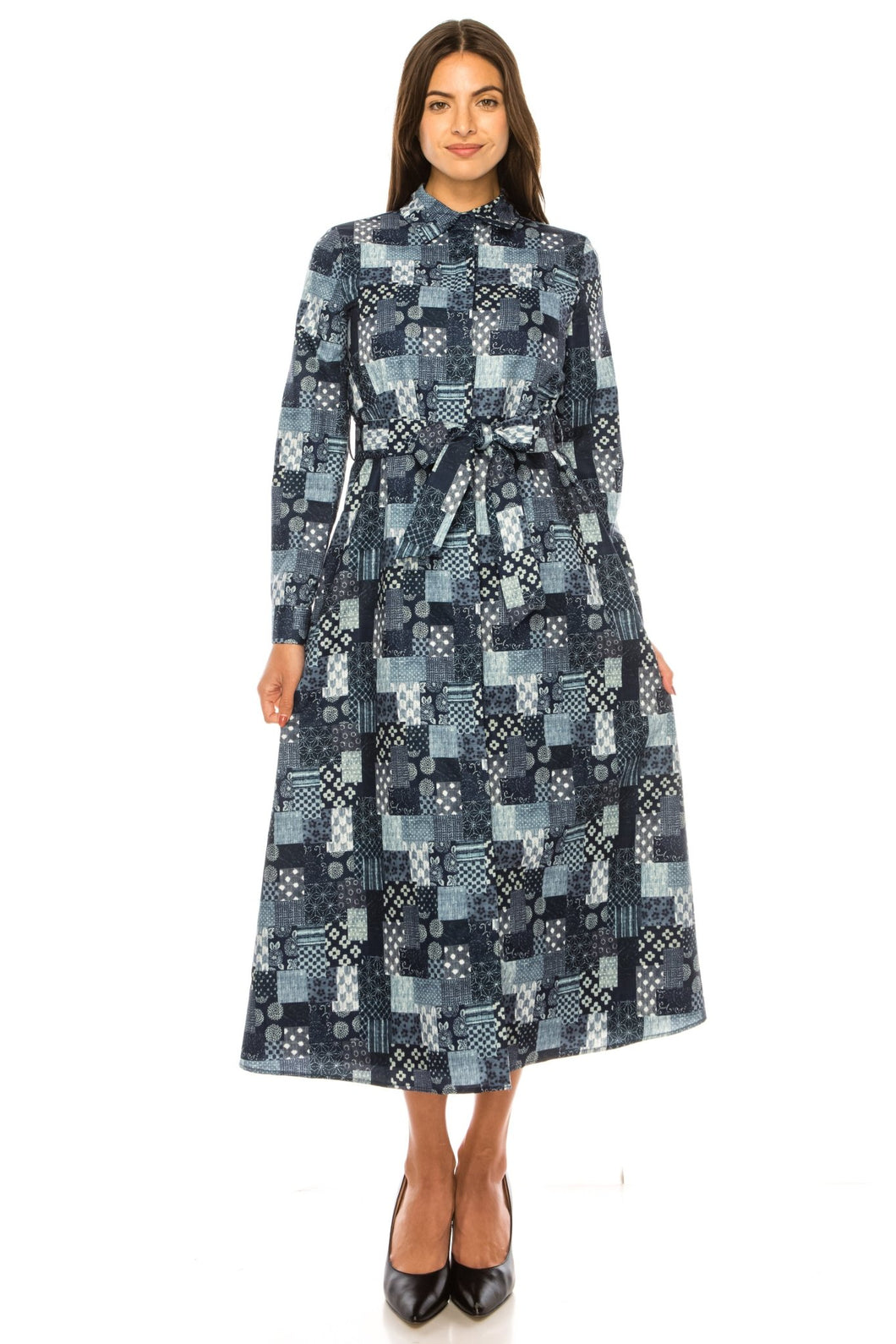 YAL MULTI DESIGN PRINT SHIRTDRESS - Dresses